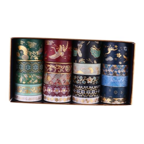 Beatifufu 20Rolle Dekoratives DIY Papierband Washi Tape mit Kranichmuster Geschenkband für Scrapbooking Fotoalben und Projekte Leicht Abziehbar und Rückstandsfrei Beatifufu 20Rolle Dekoratives DIY Papierband Washi Tape mit Kranichmuster Geschenkband für Scrapbooking Fotoalben und Projekte Leicht Abziehbar und Rückstandsfrei von Beatifufu