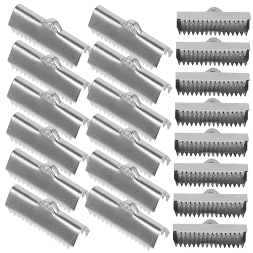 Beatifufu 20Stücke Bandklemmen für Lederbänder Metall Endkappen Geeignet für Verschiedene Schmuckdesigns Langlebig und für DIY Bastelprojekte Beatifufu 20Stücke Bandklemmen für Lederbänder Metall Endkappen Geeignet für Verschiedene Schmuckdesigns Langlebig und für DIY Bastelprojekte von Beatifufu