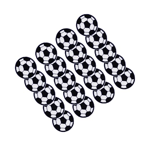 Beatifufu 20Stücke Cartoon Fußball Aufnäher Stickerei Patches für Kleidung Taschen Kunsthandwerk Einfach Anzuwenden Langlebig und Farbenfroh für Dekorationen Beatifufu 20Stücke Cartoon Fußball Aufnäher Stickerei Patches für Kleidung Taschen Kunsthandwerk Einfach Anzuwenden Langlebig und Farbenfroh für Dekorationen von Beatifufu