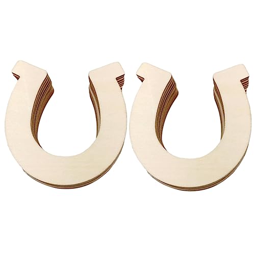 Beatifufu 20 Stück Unbemalte Holzausschnitte in Hufeisenform Glatte Holzmaterial Für Diy Bastelprojekte Beatifufu 20 Stück Unbemalte Holzausschnitte in Hufeisenform Glatte Holzmaterial Für Diy Bastelprojekte von Beatifufu