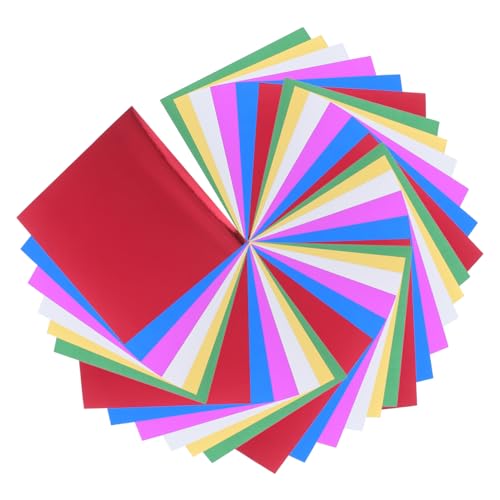 Beatifufu 224 Blatt Metallic Bastelkarton mit Spiegelnder Oberfläche Reißfestes Reflektierendes Origami-faltpapier für Kreative Diy-projekte Scrapbooking Kartenherstellung Farben von Beatifufu