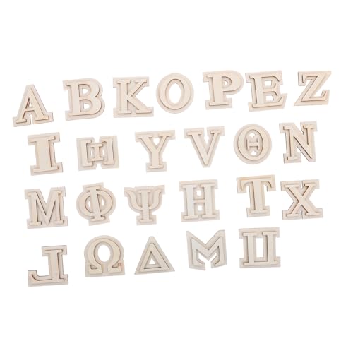 Beatifufu 24 Stück Teiliges Doppelschichtiger Griechischer Holzbuchstaben für DIY Bastelprojekte Wanddekoration Vielseitig Einsetzbar für Kreative Heimgestaltung Beatifufu 24 Stück Teiliges Doppelschichtiger Griechischer Holzbuchstaben für DIY Bastelprojekte Wanddekoration Vielseitig Einsetzbar für Kreative Heimgestaltung von Beatifufu