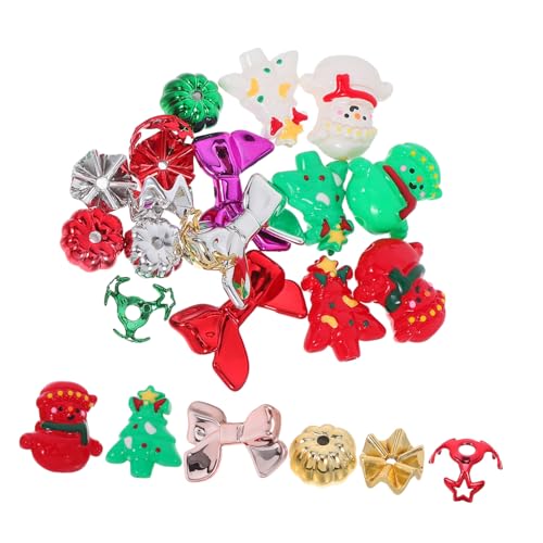 Beatifufu 24 Stück Teiliges Handbemaltes Weihnachts Perlen mit Großem und Perlenkappen Einfach zu Fädeln für DIY Handyketten Armbänder Schlüsselanhänger und Festliche Bastelprojekte Beatifufu 24 Stück Teiliges Handbemaltes Weihnachts Perlen mit Großem und Perlenkappen Einfach zu Fädeln für DIY Handyketten Armbänder Schlüsselanhänger und Festliche Bastelprojekte von Beatifufu