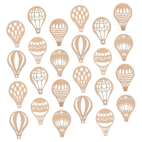 Beatifufu 24 Stück Teiliges Heißluftballon Holzausschnitte zum Bemalen Glatte Oberfläche Sichere DIY Holzscheiben für Langlebige Holzverzierungen für Bastelprojekte und Partydekoration Beatifufu 24 Stück Teiliges Heißluftballon Holzausschnitte zum Bemalen Glatte Oberfläche Sichere DIY Holzscheiben für Langlebige Holzverzierungen für Bastelprojekte und Partydekoration von Beatifufu