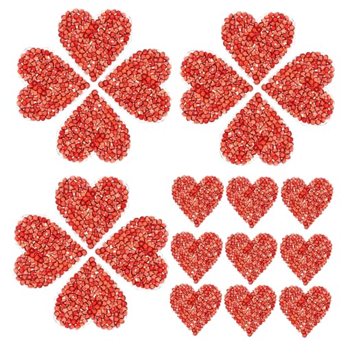 Beatifufu 24 Stück Teiliges Herzförmiger Strass Bügelbilder Rote Patches zum Aufbügeln für Kleidung Taschen Jeans DIY Modeaccessoires Beatifufu 24 Stück Teiliges Herzförmiger Strass Bügelbilder Rote Patches zum Aufbügeln für Kleidung Taschen Jeans DIY Modeaccessoires von Beatifufu