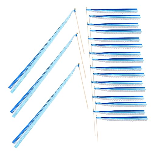 Beatifufu Luftschlangen-Set 25 Stück Hochzeits-feenstäbe Dekorative Bandstäbe für Hochzeitsfeiern Handstäbe Beatifufu Luftschlangen-Set 25 Stück Hochzeits-feenstäbe Dekorative Bandstäbe für Hochzeitsfeiern Handstäbe von Beatifufu