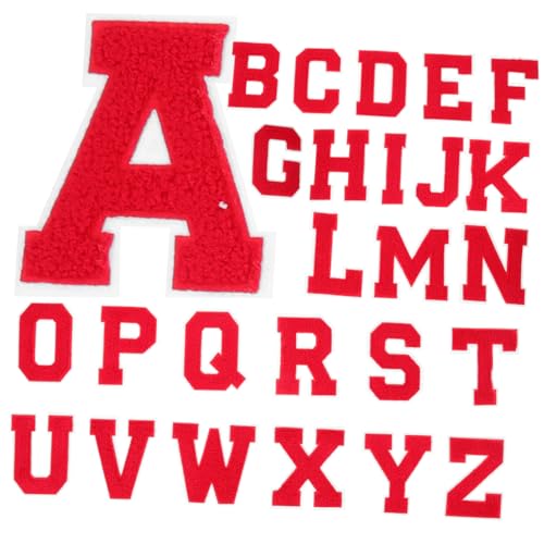 Beatifufu 26 Stück Teiliges Chenille Buchstaben Aufnäher Weiß rot Bestickte Kleine Textil Patches zum Aufbügeln und Nähen Vielseitige Kleidung Aufnäher für DIY Kleidung Rucksäcke Hüte Beatifufu 26 Stück Teiliges Chenille Buchstaben Aufnäher Weiß rot Bestickte Kleine Textil Patches zum Aufbügeln und Nähen Vielseitige Kleidung Aufnäher für DIY Kleidung Rucksäcke Hüte von Beatifufu