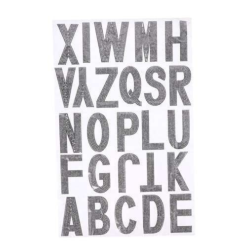 Beatifufu 26 Stück Teiliges Strassbuchstaben Selbstklebend Glänzende DIY Buchstabenaufkleber für Bastelkunst Funkelnde Rhinestone Alphabet Sticker zum Dekorieren von Kleidung Schuhen und Beatifufu 26 Stück Teiliges Strassbuchstaben Selbstklebend Glänzende DIY Buchstabenaufkleber für Bastelkunst Funkelnde Rhinestone Alphabet Sticker zum Dekorieren von Kleidung Schuhen und von Beatifufu