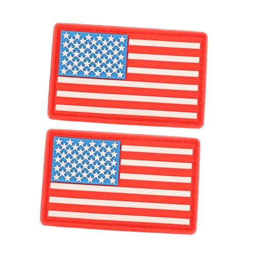 Beatifufu 2Stücke American Flag Design Patches Aufnäher für Kleidung Taschen und Rucksäcke DIY Dekoration für Zuhause und Schneidergeschäfte von Beatifufu