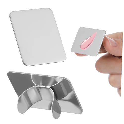 Beatifufu 2Stücke Nagelkunst Ring Palette Professionelle Maniküre Spatel für Nail Art Design und Mischung für Nagelstudios und Heimgebrauch von Beatifufu
