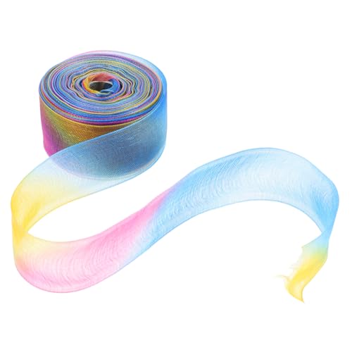 Beatifufu 2pcs Dekorative Schiere Chiffon Ribbon Wicking Ribbon Blumensträuße Ribbon Für Handwerkshochzeiten Party Und Urlaubsdekorationen von Beatifufu