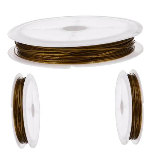 Beatifufu 3 Rollen Multifunktionaler Schmuckdraht aus Metall Goldfarben Robust und Vielseitig für DIY Schmuckherstellung Perlen Auffädeln Armbänder und Ketten Basteln Langlebig und Flexibel Beatifufu 3 Rollen Multifunktionaler Schmuckdraht aus Metall Goldfarben Robust und Vielseitig für DIY Schmuckherstellung Perlen Auffädeln Armbänder und Ketten Basteln Langlebig und Flexibel von Beatifufu