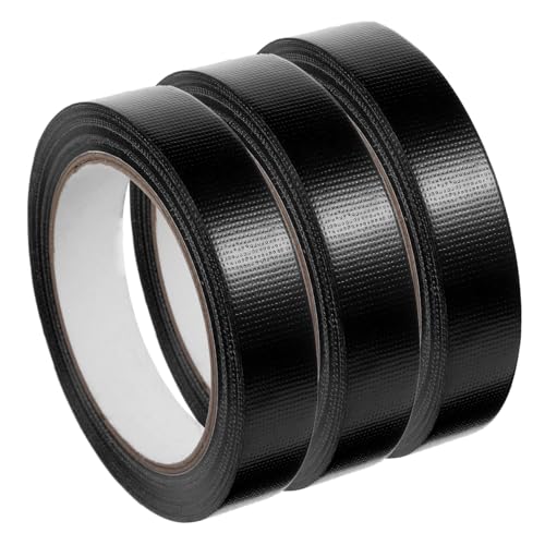 Beatifufu 3 Rollen Wasserdichtes Dichtungsband Robustes Reparatur Rohrabdichtungsband Vielseitiges Klebeband für PVC Metall Isolierung Innen Außenbereich Schwarz Breit von Beatifufu