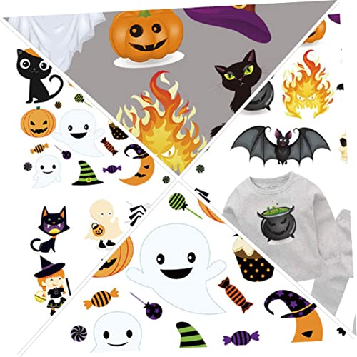 Beatifufu 3 Stk. Teiliges Halloween Heat Transfer Patch Set zum Aufbügeln DIY Kleidung Sticker Hochwertige Stoffflicken mit Halloween Motiven für Kinderkleidung Einfach Anzuwenden Beatifufu 3 Stk. Teiliges Halloween Heat Transfer Patch Set zum Aufbügeln DIY Kleidung Sticker Hochwertige Stoffflicken mit Halloween Motiven für Kinderkleidung Einfach Anzuwenden von Beatifufu