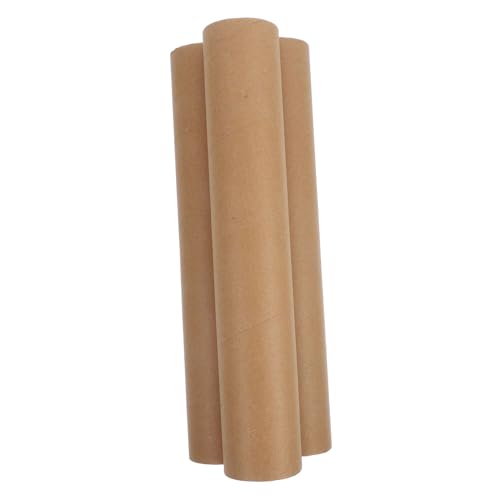Beatifufu 3 Stück Papprollen Bastelpapier Rohre Recyclebare DIY Papierrollen zum Schutz von Kunstwerken und Kreativen Bastelprojekten für Schule und Zuhause von Beatifufu