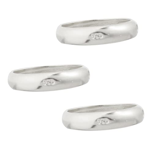 Beatifufu 3 Stück Silber Schmuckringe mit Loch Langlebige DIY Zubehör für Halsketten Armbänder Schlüsselanhänger Außendurchmesser Innendurchmesser für Schmuckherstellung Beatifufu 3 Stück Silber Schmuckringe mit Loch Langlebige DIY Zubehör für Halsketten Armbänder Schlüsselanhänger Außendurchmesser Innendurchmesser für Schmuckherstellung von Beatifufu