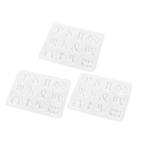 Beatifufu 3 Stück Silikon Anhänger Gießform DIY Schlüsselanhänger Form für Kreative Bastelprojekte für Epoxidharz und Handgefertigte Schmuckstücke von Beatifufu