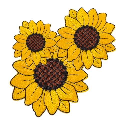 Beatifufu 3 Stück Teiliges DIY Sonnenblumen Stickerei Patch Applikationen für Kleidung Kreative Verschönerung für Kinderjacken und Jeans Einfach Anzubringen Langlebig und Farbenfroh Beatifufu 3 Stück Teiliges DIY Sonnenblumen Stickerei Patch Applikationen für Kleidung Kreative Verschönerung für Kinderjacken und Jeans Einfach Anzubringen Langlebig und Farbenfroh von Beatifufu