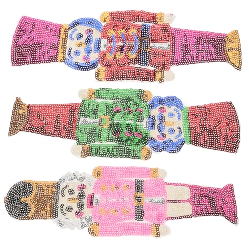 Beatifufu 3 Stück Teiliges Dekorative Abriebfeste Aufnäher mit Pailletten Selbstklebend Soldaten für Jacken Taschen Hüte und DIY Kleidungsreparatur Beatifufu 3 Stück Teiliges Dekorative Abriebfeste Aufnäher mit Pailletten Selbstklebend Soldaten für Jacken Taschen Hüte und DIY Kleidungsreparatur von Beatifufu