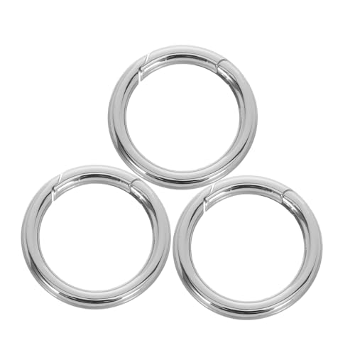Beatifufu 3 Stück Teiliges Edelstahl Rundringverschluss Offen Langlebig Rostfrei für DIY Taschen Schmuck Zubehör Einfache Befestigung und Vielseitige Bastelprojekte Beatifufu 3 Stück Teiliges Edelstahl Rundringverschluss Offen Langlebig Rostfrei für DIY Taschen Schmuck Zubehör Einfache Befestigung und Vielseitige Bastelprojekte von Beatifufu