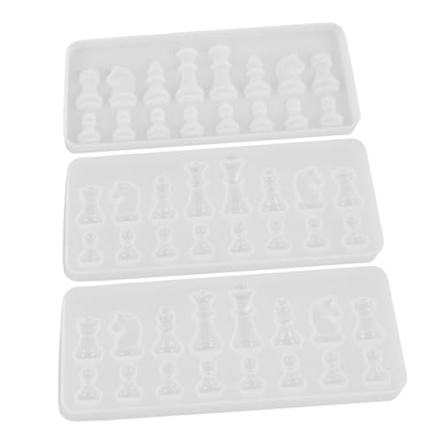 Beatifufu 3 Stück Teiliges Internationales Schach-silikonform- Detailreiche Epoxidharz-gießform für Diy-schachfiguren Schmuck und Kristallkunst Wiederverwendbar Einfach zu Entformen Beatifufu 3 Stück Teiliges Internationales Schach-silikonform- Detailreiche Epoxidharz-gießform für Diy-schachfiguren Schmuck und Kristallkunst Wiederverwendbar Einfach zu Entformen von Beatifufu