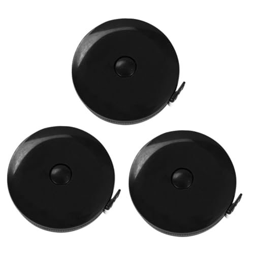 Beatifufu 3 Stück Teiliges Mini Maßband Schwarz Einziehbares Flexibles Maßband Handlich und Leicht für Körpermaße Nähen Kleidungsmessung Tragbar für Haushalt und Schneidergebrauch Beatifufu 3 Stück Teiliges Mini Maßband Schwarz Einziehbares Flexibles Maßband Handlich und Leicht für Körpermaße Nähen Kleidungsmessung Tragbar für Haushalt und Schneidergebrauch von Beatifufu