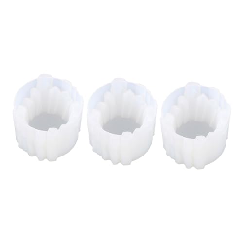 Beatifufu 3 Stück Teiliges Silikonharz Gießform für Diy Kerzenhalter Geometrische Formen zum Basteln und Gestalten von Aufbewahrungsbehältern für Kreative Handarbeiten von Beatifufu