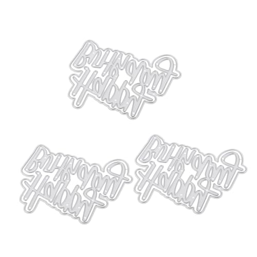 Beatifufu 3 Stück Teiliges Stanzformen Carbonstahl für Präzises Schneiden und Prägen Feine Gravurdetails Langlebig für DIY Scrapbooking Geburtstagskarten und Bastelarbeiten Beatifufu 3 Stück Teiliges Stanzformen Carbonstahl für Präzises Schneiden und Prägen Feine Gravurdetails Langlebig für DIY Scrapbooking Geburtstagskarten und Bastelarbeiten von Beatifufu
