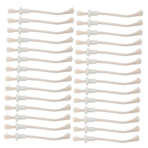 Beatifufu 30 Sätze Geflochtene Baumwoll Dochte mit Halter Rund für Öllampen Kerosinlaternen Ersatzdochte Stabile Brennleistung Traditionell Passend für Runde Brenner Beatifufu 30 Sätze Geflochtene Baumwoll Dochte mit Halter Rund für Öllampen Kerosinlaternen Ersatzdochte Stabile Brennleistung Traditionell Passend für Runde Brenner von Beatifufu