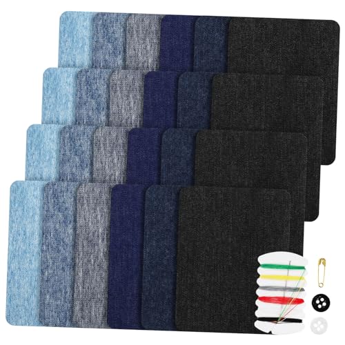 Beatifufu 30 Stück Teiliges Bügelflicken aus Baumwolle Strapazierfähige Jeans Reparaturflicken Vielseitig Zuschneidbar Einfaches Aufbügeln für Kleidung Taschen und Hüte Beatifufu 30 Stück Teiliges Bügelflicken aus Baumwolle Strapazierfähige Jeans Reparaturflicken Vielseitig Zuschneidbar Einfaches Aufbügeln für Kleidung Taschen und Hüte von Beatifufu