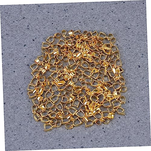 Beatifufu 30 Stück Teiliges Metall Pinch Clip Bail Anhängerverbinder Stabile Schmuckverbindung für DIY Halsketten Armbänder Anhänger Einfache Montage Hautfreundlich Langlebig von Beatifufu