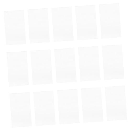 Beatifufu 30 Stück Teiliges Transparente Namensschilder Tischkarten Klare Karten DIY Sitzkarten Vielseitig Einsetzbar für Hochzeiten Geburtstage Professionelle Events von Beatifufu