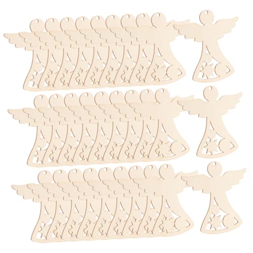 Beatifufu 30 Stück Teiliges Weihnachtsengel Holzscheiben zum Basteln Unbehandelte Runde Holz Deko DIY Holz Angels zum Bemalen und Gestalten Weihnachtsbaum Deko für Bastelfans Beatifufu 30 Stück Teiliges Weihnachtsengel Holzscheiben zum Basteln Unbehandelte Runde Holz Deko DIY Holz Angels zum Bemalen und Gestalten Weihnachtsbaum Deko für Bastelfans von Beatifufu