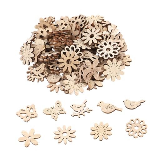 Beatifufu 300 Stück Retro Holzblumen und Vogel Formen Unbemalte Holzscheiben zum Basteln Glatte Oberfläche Cartoonartige Ornamente für DIY Dekoration Wandkunst und Kinderzimmergestaltung Beatifufu 300 Stück Retro Holzblumen und Vogel Formen Unbemalte Holzscheiben zum Basteln Glatte Oberfläche Cartoonartige Ornamente für DIY Dekoration Wandkunst und Kinderzimmergestaltung von Beatifufu
