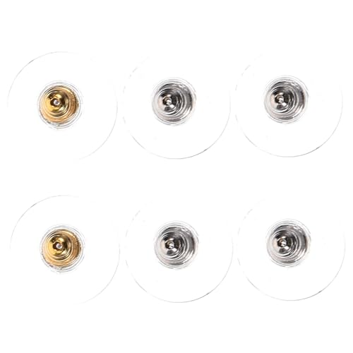 Beatifufu 3Paare Ohrring Verschlüsse Ohrringstopper DIY Sicherheits Ohrstecker Platinum Ohrring Zubehör Für Perfekten Halt Und Stil von Beatifufu