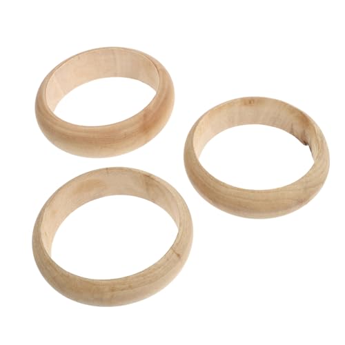 Beatifufu 3Stücke Natürliche Holzringe für DIY Schmuckherstellung Unbehandelt Handgefertigtes Bastelmaterial für Projekte für Armbänder und Anhänger Beatifufu 3Stücke Natürliche Holzringe für DIY Schmuckherstellung Unbehandelt Handgefertigtes Bastelmaterial für Projekte für Armbänder und Anhänger von Beatifufu