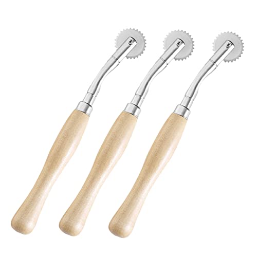 Beatifufu 3Stücke Teiliges Nähwerkzeug Druckrad für Stoffmarkierungen Ergonomischer Holzgriff Langlebig und Effizient für Präzise Näharbeiten Verschiedenen Materialien Beatifufu 3Stücke Teiliges Nähwerkzeug Druckrad für Stoffmarkierungen Ergonomischer Holzgriff Langlebig und Effizient für Präzise Näharbeiten Verschiedenen Materialien von Beatifufu