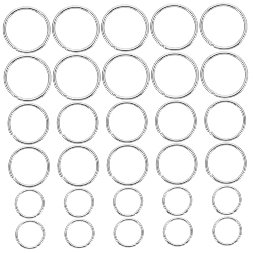 Beatifufu 3er Packungen Metall Sprungringe in Offene Verbindungsringe für Schmuckherstellung Schmuckzubehör für Halsketten Armbänder und DIY Bastelarbeiten Insgesamt von Beatifufu