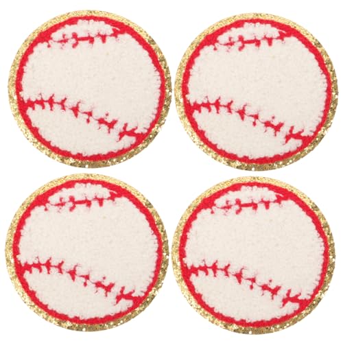 Beatifufu 4 Stück Baseball Aufnäher zum Aufbügeln Bestickte Verschleißfeste Patches für Kleidung Jacken Rucksäcke Dekorative Textil Applikationen Beatifufu 4 Stück Baseball Aufnäher zum Aufbügeln Bestickte Verschleißfeste Patches für Kleidung Jacken Rucksäcke Dekorative Textil Applikationen von Beatifufu