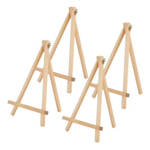 Beatifufu 4 Stück Mini Holzstaffelei Kleine Faltbare Dreifuß Tischstaffelei aus Stabilem Holz Leichter Tragbarer Tischaufsteller für Kunst und Fotos Vielseitiger Mini Easel für Display und Beatifufu 4 Stück Mini Holzstaffelei Kleine Faltbare Dreifuß Tischstaffelei aus Stabilem Holz Leichter Tragbarer Tischaufsteller für Kunst und Fotos Vielseitiger Mini Easel für Display und von Beatifufu