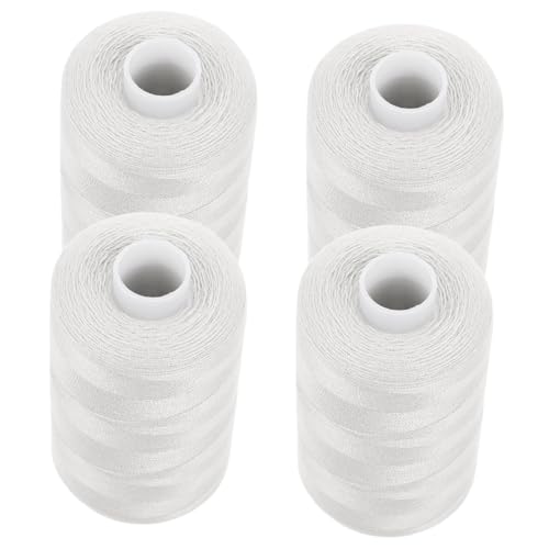 Beatifufu 4 Stück Nähgarn, Polyester-nähgarnspulen, Vorgespulte Handnähspulen, Nähmaschinengarn Zum Handnähen Und Quilten Beatifufu 4 Stück Nähgarn, Polyester-nähgarnspulen, Vorgespulte Handnähspulen, Nähmaschinengarn Zum Handnähen Und Quilten von Beatifufu