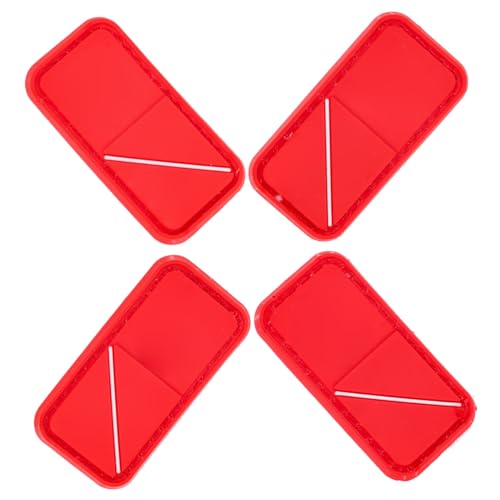 Beatifufu 4 Stück PVC Blutgruppen Patches B Ab O für Kleidung Rucksack Outdoor Langlebige Leichte PVC Aufnäher mit Leuchtender Farbe für Trekking und Sport von Beatifufu