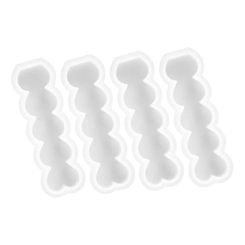 Beatifufu 4 Stück Silikon Herz Kerzengießform Valentinstag DIY Kerzenherstellung Langlebig Flexibel Einfach Entformbar für Romantische Party Dekoration und Geschenkideen Beatifufu 4 Stück Silikon Herz Kerzengießform Valentinstag DIY Kerzenherstellung Langlebig Flexibel Einfach Entformbar für Romantische Party Dekoration und Geschenkideen von Beatifufu