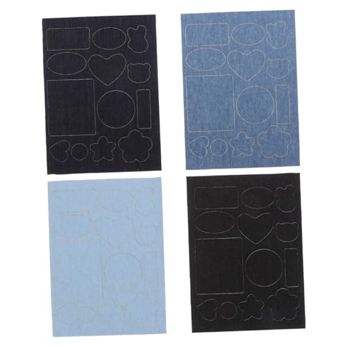 Beatifufu 4 Stück Teiliges Selbstklebendes Denim Reparaturset für Jeans und Kleidung Vielseitige Klebende Flicken für Löcher an Hosen Jacken Taschen Nahtlose Anpassung in Hellblau Blau Beatifufu 4 Stück Teiliges Selbstklebendes Denim Reparaturset für Jeans und Kleidung Vielseitige Klebende Flicken für Löcher an Hosen Jacken Taschen Nahtlose Anpassung in Hellblau Blau von Beatifufu