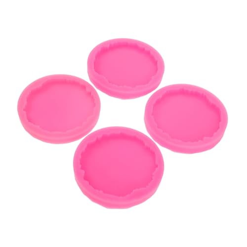 Beatifufu 4 Stück Teiliges Unregelmäßige Runde Silikonform für Harz-untersetzer DIY Epoxidharz Basteln Schützende Möbeluntersetzer Kreative Tischdekoration von Beatifufu