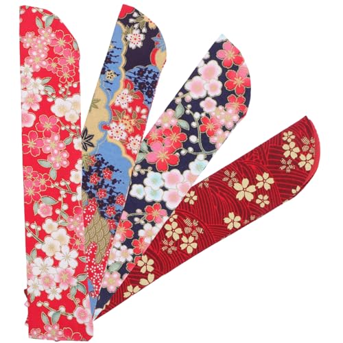 Beatifufu 4 Stück Vintage Faltbare Handfächer Tasche aus Doppellagigem Seidenstoff mit Floralem Muster Leicht und Tragbar Praktische Aufbewahrungstasche für Japanische Handfächer Beatifufu 4 Stück Vintage Faltbare Handfächer Tasche aus Doppellagigem Seidenstoff mit Floralem Muster Leicht und Tragbar Praktische Aufbewahrungstasche für Japanische Handfächer von Beatifufu