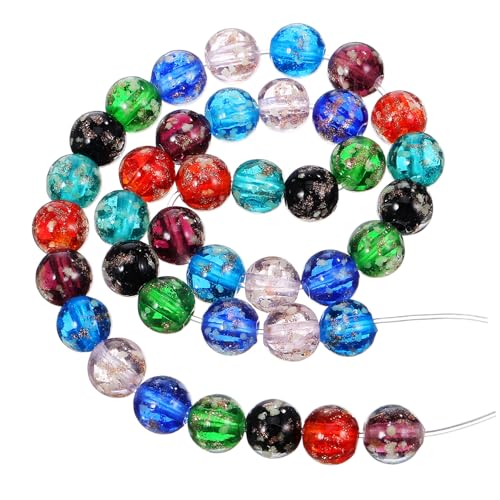 Beatifufu 40 Stück Leuchtende Glasperlen Mehrfarbiges Bastelperlen Auffädeln für Schmuckherstellung Fluoreszierende Kleine Perlen für DIY armbänder und Kreativprojekte Beatifufu 40 Stück Leuchtende Glasperlen Mehrfarbiges Bastelperlen Auffädeln für Schmuckherstellung Fluoreszierende Kleine Perlen für DIY armbänder und Kreativprojekte von Beatifufu