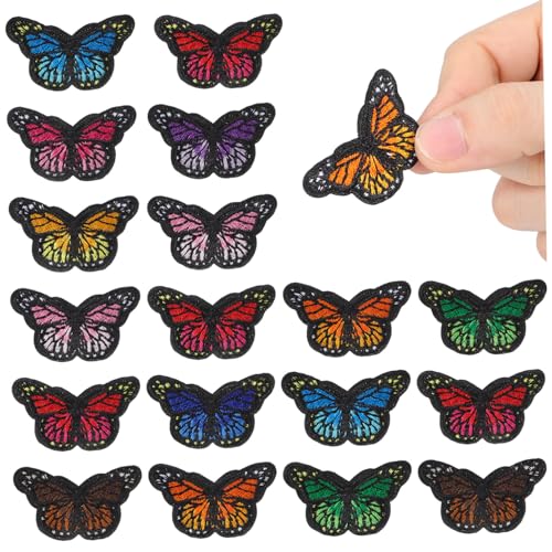 Beatifufu 40 Stück Teiliges Bestickte Schmetterlings Applikationen Weiche Stoff Patches zum Aufnähen DIY Textil Deko für Kleidung Taschen und Schuhe Farblich Sortiert Bequem Zufällige Farbe Beatifufu 40 Stück Teiliges Bestickte Schmetterlings Applikationen Weiche Stoff Patches zum Aufnähen DIY Textil Deko für Kleidung Taschen und Schuhe Farblich Sortiert Bequem Zufällige Farbe von Beatifufu