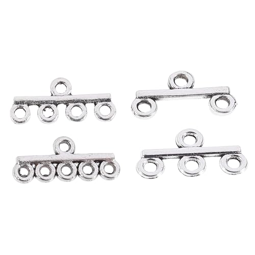 Beatifufu 40 Stück Teiliges DIY Schmuckverbinder Langlebige Kettenverschlüsse aus Legierung Geeignet für Halsketten und Armbänder Leicht und Farbbeständig zum Schmuck Basteln und Kreativen von Beatifufu