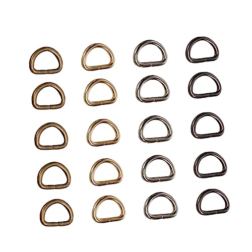 Beatifufu 40Stücke D Ring Metall D Ringe Zinklegierung für Kleidung und DIY Projekte Mischfarben Robustes Rostfreies Design Einfach zu Installieren und Vielseitig Beatifufu 40Stücke D Ring Metall D Ringe Zinklegierung für Kleidung und DIY Projekte Mischfarben Robustes Rostfreies Design Einfach zu Installieren und Vielseitig von Beatifufu